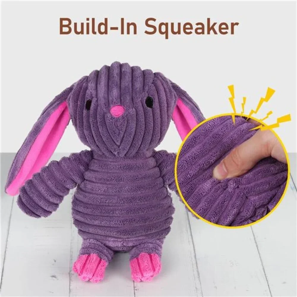 PrimePets Dog Toys, Plush Dog Squeaky Toys 5 Pack Stuffed Cute Dog Gift Toys